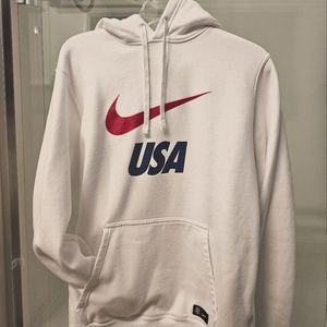 White Nike hoodie